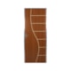 Kit Porta Melamínica Semioca Decorativa Abertura Pela Esquerda Ecomadeiral Cantareira Mogno MGM 212x75 - 48122b43-582e-42c4-933f-83e12049659a