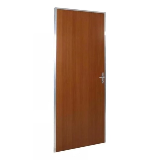 Kit Porta Melamínico Abertura Pela Direita Madeira Lisa Semi Oca Mogno MGM 212x75cm - Imagem principal - 4d999513-21b5-45a2-951c-e9b242b3f8e7