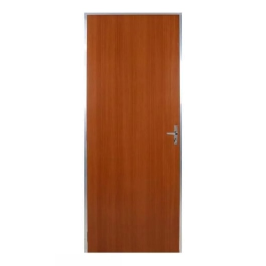 Kit Porta Melamínico Abertura Pela Direita Madeira Lisa Semi Oca Mogno MGM 212x75cm - Imagem principal - affc0c97-fa01-483f-89d2-231896bfff55