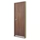 Kit Porta Pronta Madeira Lisa Melamínico Carvalho Quebec Abertura Pela Esquerda MGM 215x84x16cm - 4a87c6e5-0b48-4440-af7c-7af0d6ab2193