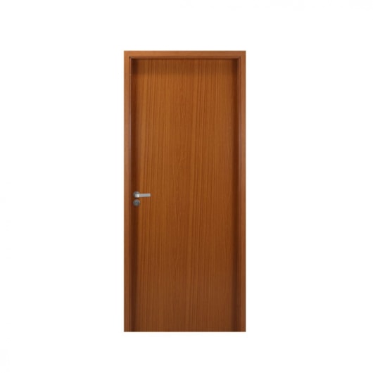 Kit Porta Pronta Madeira Lisa Melamínico Mogno Abertura Pela Esquerda MGM 215x74x12cm - Imagem principal - 06f84d9c-6898-4768-8e92-fc969b0f42b8