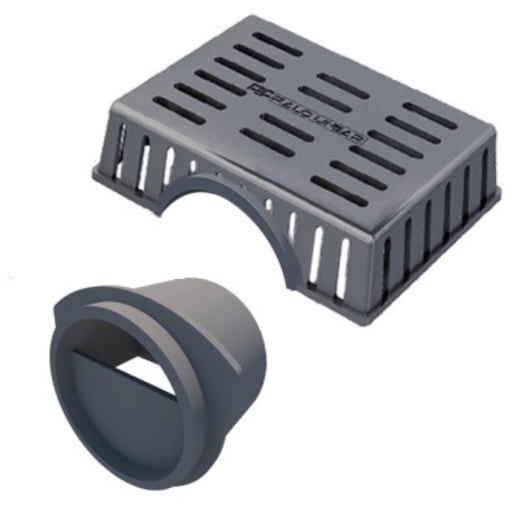 Kit Sifão Horizontal Com Grade Retentora Elleve Linear Acessórios - Imagem principal - 868a8b71-896e-4aa6-98c3-77c493cd2b7a