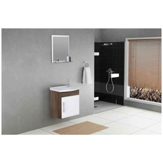 Kit Suspenso Para Banheiro Turim 39cm 1 Porta 520940 Castaine Rorato - Imagem principal - fa9ee8ce-26c2-4498-a41b-f6d1bf1c80de