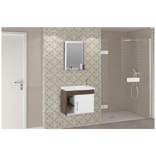 Kit Suspenso Para Banheiro Turim 55,5cm 2 Nichos 521740 Castaine Rorato - Imagem principal - d789d8c5-30b6-4b2d-bae6-14f3235c1b49