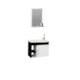 Kit Suspenso Para Banheiro Turim 55,5cm 2 Nichos 521742 Preto Texturizado Rorato - d76b7581-3e61-4bb0-a762-532ed6070c5d