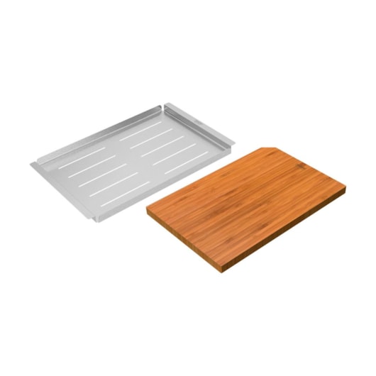 Kit Tábua Bandeja Em Aço Inox Para Cuba Design Collecrion Quadrum Tramontina - Imagem principal - 5ca8bd24-6471-4352-9aa7-4e9bcfaf6965