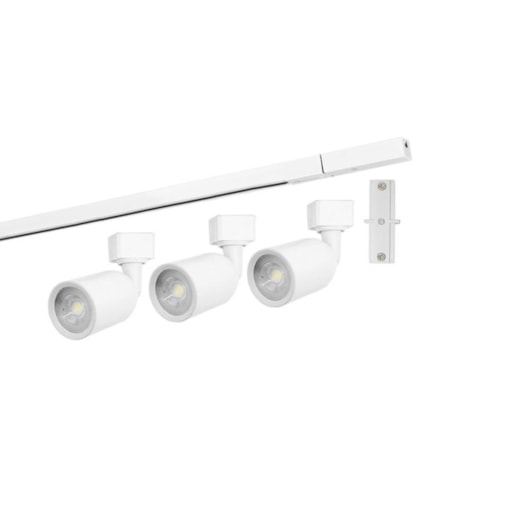 Kit Trilho Direct Led 3000k Branco Taschibra - Imagem principal - 4199eb8e-e3d5-4c44-97b9-22aa674356b2