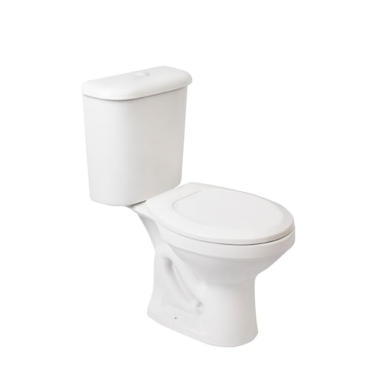 Kit Vaso Com Caixa Acoplada Uno Dual Flush 3/6L Branco Hervy - Imagem principal - 83db242d-98fa-482e-854f-7bc0e7b143b3