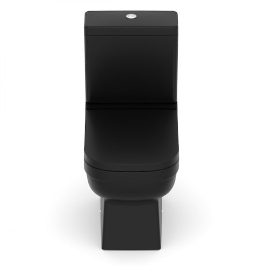 Kit Vaso Sanitário Caixa Acoplada Assento E Acessórios De Instalação Elite Matte Black Celite  - Imagem principal - 65d141a2-2b17-4d84-89a4-5a890b281ca9