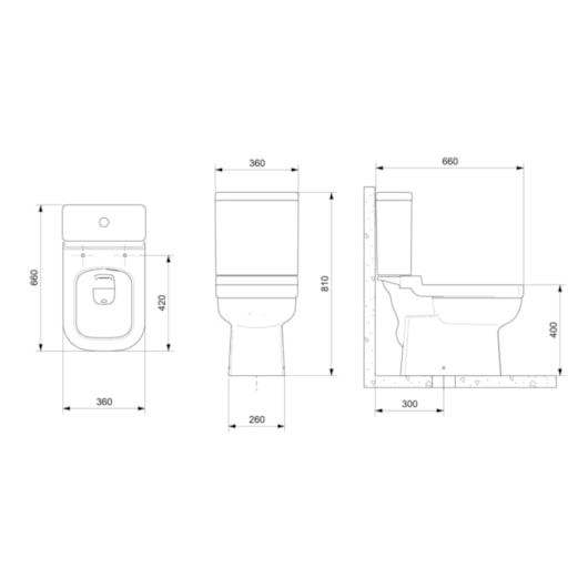 Kit Vaso Sanitário Com Acessório E Caixa Acoplada Com Assento PP Soft Close Elite Branco Celite - Imagem principal - 50865224-9694-483f-87ed-ae9e864c6836