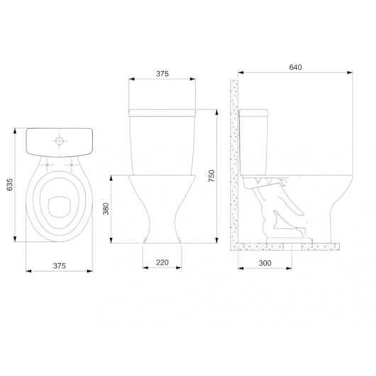 Kit Vaso Sanitario Com Caixa Acoplada 3/6L Itens De Instalação E Assento Pp Saveiro Branco Celite - Imagem principal - be57027b-126e-4ead-b6bb-dd19ecb8cf61