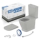 Kit Vaso Sanitário  Com Caixa Acoplada Acessórios De Instalação E Assento Termofixo Gap Stone Roca - 07004864-ec52-486c-b074-08c89c6b4997