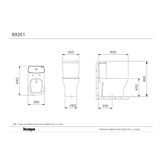 Kit Vaso Sanitário Com Caixa Acoplada Assento E Componentes De Instalação Boss Branco Incepa - Imagem principal - a41f3923-a616-468c-834d-9f8b1b5618f2