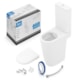 Kit Vaso Sanitário Com Caixa Acoplada Assento E Itens De Instalação Ona Branco Matte Roca - 0d4d68e8-6ee9-412d-9ed4-21a8c07a43a7