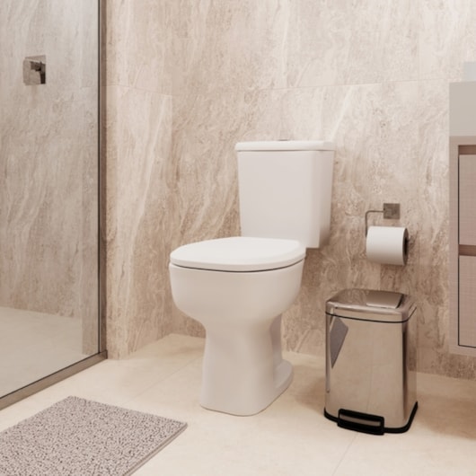 Kit Vaso Sanitário Com Caixa Acoplada Assento Em Polipropileno E Itens De Instalação Thema Branco Incepa - Imagem principal - 06c165d3-e467-4cc6-9ddb-37a8d03e81f0