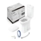 Kit Vaso Sanitário Com Caixa Acoplada Assento PP Soft Close E Itens De Instalação Debba Square Branco Roca - b0076591-7ef0-458b-80fc-383a9398b670