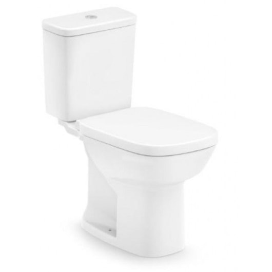 Kit Vaso Sanitário Com Caixa Acoplada Assento PP Soft Close E Itens De Instalação Debba Square Branco Roca - Imagem principal - 91932206-7223-42a5-8b50-d7f15002dbe1