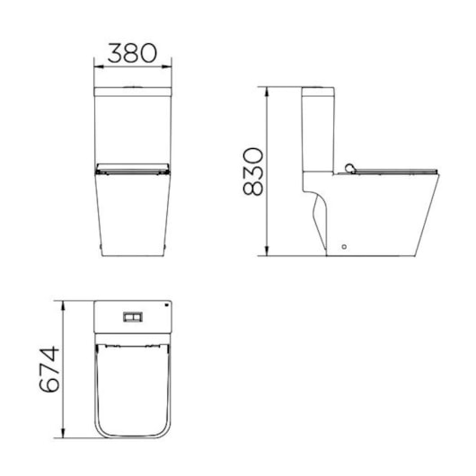 Kit Vaso Sanitário Com Caixa Acoplada Assento Sanitário Acessórios De Instalação  Vougan Branco Docol - Imagem principal - affc294a-8812-482d-bcd4-e28883de02f8