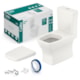 Kit Vaso Sanitário Com Caixa Acoplada Assento Termofixo E Acessórios De Instalação Boss Beige Celite - 1faa2fe0-d374-450c-bdf9-774254d460ef