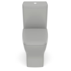 Kit Vaso Sanitário Com Caixa Acoplada Assento Termofixo E Acessórios de Instalação Boss Stone Celite