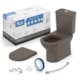Kit Vaso Sanitário Com Caixa Acoplada Componentes Para Instalação E Assento Termofixo Nexo Café Roca - 64324ec2-69b9-4167-88ae-4665aa27b3a6