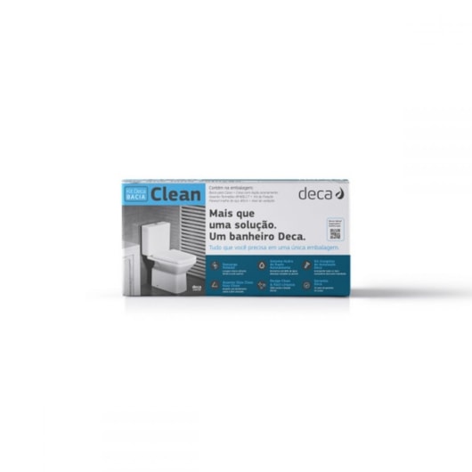 Kit Vaso Sanitário Com Caixa Acoplada E Acessórios Clean Branco Deca - Imagem principal - 32527d7e-745b-45a8-befa-7bc725d2ec43