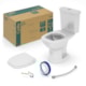 Kit Vaso Sanitário Com Caixa Acoplada E Acessórios Fit Branco Celite - 59e16a10-87fd-4f45-a0a8-9b25ef4ac0a1