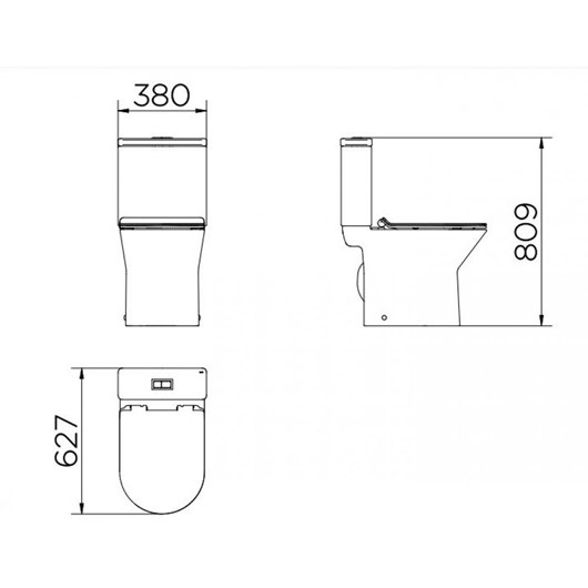 Kit Vaso Sanitário Com Caixa Acoplada E Acessórios Lift Branco Docol - Imagem principal - 0442018f-6fc7-4722-b24e-ed847b090c42