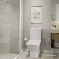Kit Vaso Sanitário Com Caixa Acoplada E Acessórios Living Branco Deca