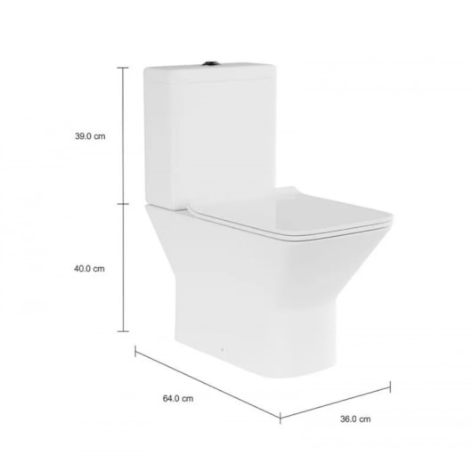 Kit Vaso Sanitário Com Caixa Acoplada E Acessórios Living Branco Deca - Imagem principal - 46f43684-0638-4559-ba2f-1c1d763318ec