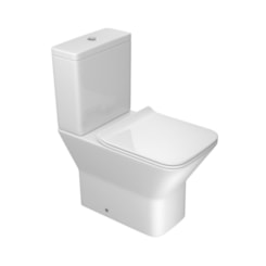 Kit Vaso Sanitário Com Caixa Acoplada E Acessórios Living Branco Deca