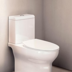 Kit Vaso Sanitário Com Caixa Acoplada E Acessórios Lóggica Branco Docol