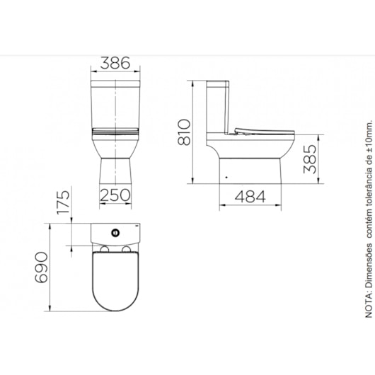 Kit Vaso Sanitário com Caixa Acoplada e Acessórios Next Branco Docol - Imagem principal - cfd2d68d-ca0f-47f6-8236-fc99167d07f5