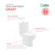 Kit Vaso Sanitário Com Caixa Acoplada E Acessórios Smart Celite Branco - 65d9514d-5435-41d2-98b9-5b7635028a91