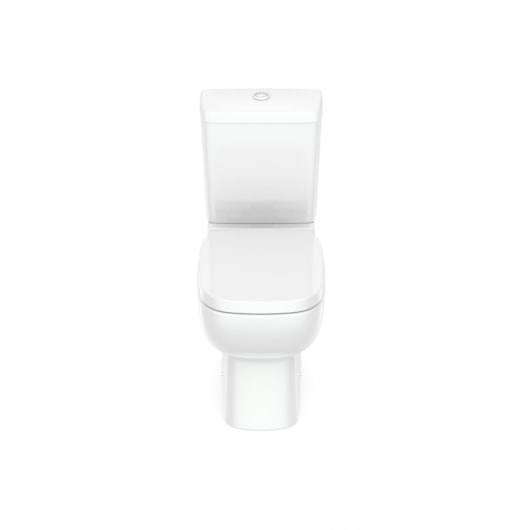 Kit Vaso Sanitário Com Caixa Acoplada E botão Elevado Com Assento PP Debba Comfort Branco Roca - Imagem principal - 7b120020-a2d4-4036-906d-fb8702ced5f3