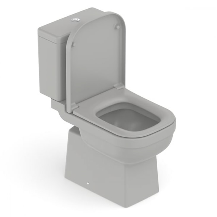 Kit Vaso Sanitário Com Caixa Acoplada E Complemento De Instalação Elite Stone Celite