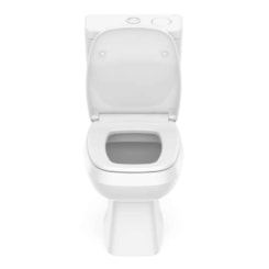 Kit Vaso Sanitário Com Caixa Acoplada E Itens de Instalação City Branco Celite