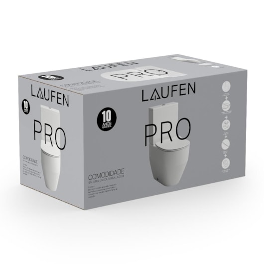 Kit Vaso Sanitário Com Caixa Acoplada E Itens De Instalação Pro Branco Laufen - Imagem principal - 45abe1e8-59db-4ee1-8c03-268294082a6f