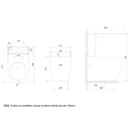 Kit Vaso Sanitário Com Caixa Acoplada E Itens De Instalação Pro Branco Laufen - Imagem principal - 84c5642c-82da-43ac-9446-99e83fac8b10