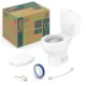 Kit Vaso Sanitário Com Caixa Acoplada EcoFlush® 3/6L e Itens De Instalação Azálea Branco Celite - b70c1286-d1e7-4ee2-a79a-6b79e1edc0c6