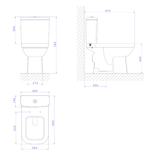 Kit Vaso Sanitário com Caixa Acoplada Quadra Branco Deca - Imagem principal - 28ea89a4-93f0-4f2e-9372-3876b62f630f