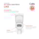 Kit Vaso Sanitário Completo Com Caixa Acoplada Assento Polipropileno Componentes De Instalação Like Branco Celite - affd6bf8-47c6-4410-afc6-b584993fa07f