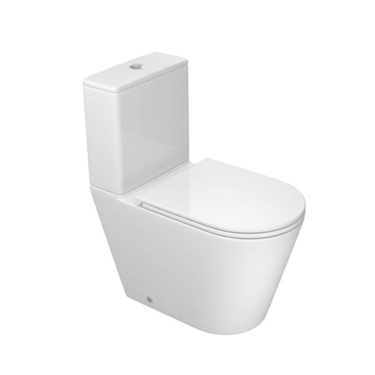 Kit Vaso Sanitário Completo Com Caixa Acoplada Branco Lk Total Clean Deca