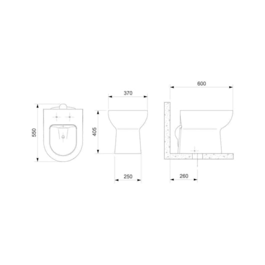Kit Vaso Sanitário Convencional Com Acessórios De Instalação E Assento Sanitário Pp Soft Close Smart Pergamon Celite - Imagem principal - 37add930-cb02-4816-a40f-42df2c9570b9