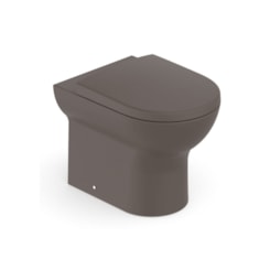 Kit Vaso Sanitário Convencional Com Acessórios De Instalação E Assento Termofixo Nexo Café Roca
