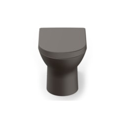 Kit Vaso Sanitário Convencional Com Acessórios De Instalação E Assento Termofixo Nexo Café Roca