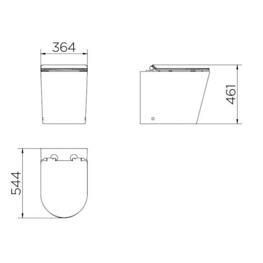 Kit Vaso Sanitário Convencional Com Assento E Acessórios Para Instalação Liss Branco Docol - Imagem principal - b3c044e5-0444-4be2-95a3-663022aba55d