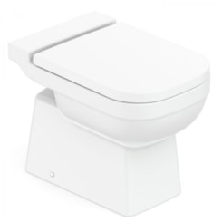 Kit Vaso Sanitário Convencional Com Assento SoftClose PP E  Itens De Instalação  Elite Branco Celite