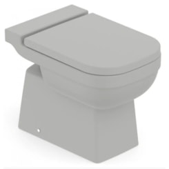 Kit Vaso Sanitário Convencional Com Assento Termofixo e Complementos de Instalação Elite Stone Celite