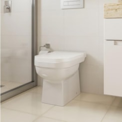 Kit Vaso Sanitário Convencional Elite com Assento SoftClose PP e Itens de Instalação Celite
